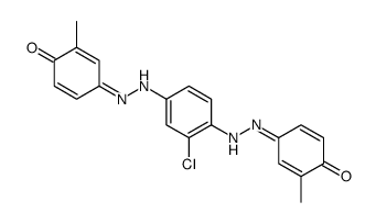 4,4’-[(2-氯-1,4-亚苯基)双(偶氮)]双(2-甲基苯酚)酯结构式