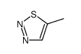 5-Methyl-1,2,3-thiadiazole Structure