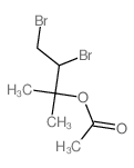 (3,4-dibromo-2-methyl-butan-2-yl) acetate结构式