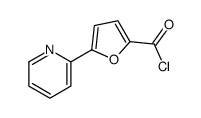 2-Furancarbonyl chloride, 5-(2-pyridinyl)- (9CI)结构式