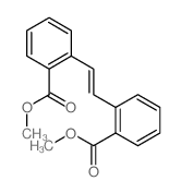 methyl 2-[2-(2-methoxycarbonylphenyl)ethenyl]benzoate结构式