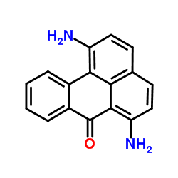 1,6-Diamino-7H-benz(de)anthracen-7-one Structure