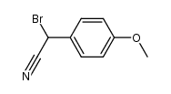 α-Bromo-α-(4-methoxyphenyl)acetonitrile Structure