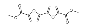 2,2'-Bifuran-5,5'-dicarboxylic acid dimethyl ester Structure