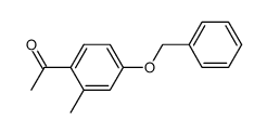 4-Benzyloxy-3-Methylacetophenone Structure