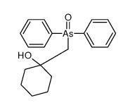 1-(diphenylarsorylmethyl)cyclohexan-1-ol Structure