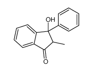 3-hydroxy-2-methyl-3-phenyl-2H-inden-1-one Structure