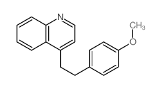 Quinoline,4-[2-(4-methoxyphenyl)ethyl]-结构式