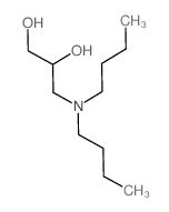 1,2-Propanediol,3-(dibutylamino)- structure