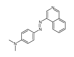 4-[[p-(Dimethylamino)phenyl]azo]isoquinoline结构式