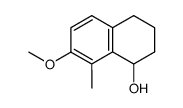 7-methoxy-8-methyl-1,2,3,4-tetrahydronaphthalenol Structure