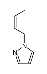 1-but-2-enylpyrazole结构式