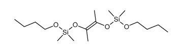 2,3-Bis(butoxydimethylsilyloxy)-2-buten结构式