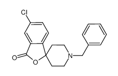 1'-benzyl-5-chloro-3H-spiro[2-benzofuran-1,4'-piperidin]-3-one结构式