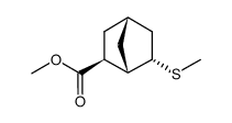 Methyl-6-endo-(Methylthio)bicyclo<2.2.1>heptane-2-exo-carboxylate Structure