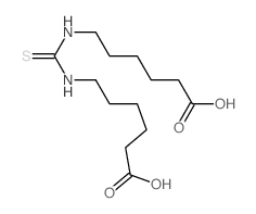 Hexanoic acid, 6,6- (thioureylene)di-结构式