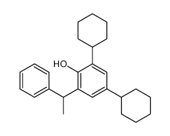 2,4-dicyclohexyl-6-(1-phenylethyl)phenol结构式