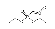 (Diethoxyphosphinyl)keten Structure