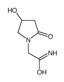 2-(4-Hydroxy-2-oxo-1-pyrrolidinyl)acetamide结构式