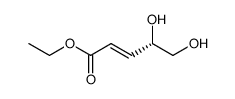 ethyl (S,E)-4,5-dihydroxypent-2-enoate结构式