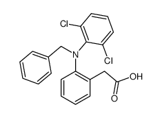 2-[(2,6-dichlorophenyl)-N-benzylamino]-phenylacetic acid Structure