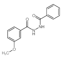 N-benzoyl-3-methoxy-benzohydrazide Structure