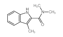 1H-Indole-2-carboxamide,N,N,3-trimethyl- structure