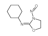 N-cyclohexyl-3-nitroso-oxazolidin-2-imine structure