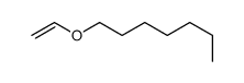 Heptylethenyl ether Structure