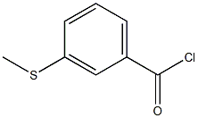 3-(methylsulfanyl)benzoyl chloride Structure