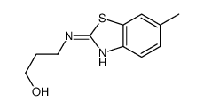 1-Propanol,3-[(6-methyl-2-benzothiazolyl)amino]-(9CI)结构式