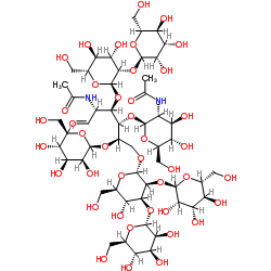 mannosyl(6)-N-acetylglucosamine(2) Structure