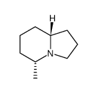 Indolizine, octahydro-5-methyl-, (5R,8aR)- (9CI)结构式