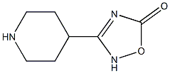 3-(4-piperidinyl)-1,2,4-Oxadiazol-5(2H)-one结构式