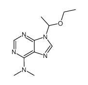 6-dimethylamino-9-(1-ethoxyethyl)purine Structure