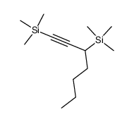 hept-1-yne-1,3-diylbis(trimethylsilane)结构式