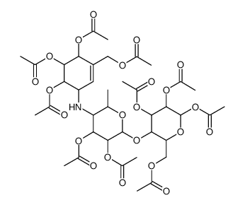 淀粉抑素XG八乙酸酯结构式