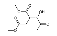 dimethylN-acetyl-N-hydroxyaspartate Structure