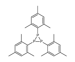 1,2,3-tris(2,4,6-trimethylphenyl)triphosphirane Structure