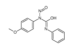 1-(4-methoxyphenyl)-1-nitroso-3-phenylurea结构式