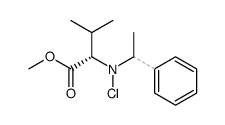 methylN-chloro-N-(1-phenylethyl)-L-valinate Structure