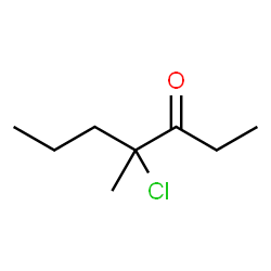 3-Heptanone,4-chloro-4-methyl-结构式