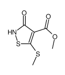 3-HYDROXY-5-METHYLSULFANYL-ISOTHIAZOLE-4-CARBOXYLIC ACID METHYL ESTER picture