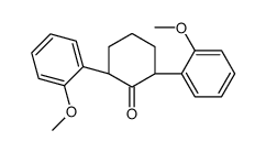 (2R,6S)-2,6-bis(2-methoxyphenyl)cyclohexan-1-one Structure