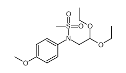 N-(2,2-diethoxyethyl)-N-(4-methoxyphenyl)methanesulfonamide Structure