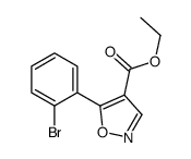 5-(2-bromophenyl)-3-ethyl-1,2-oxazole-4-carboxylate Structure