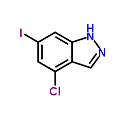 4-Chloro-6-iodo-1H-indazole Structure