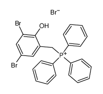 3,5-Dibrom-2-hydroxybenzyltriphenylphosphoniumbromid Structure