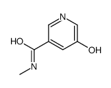 3-Pyridinecarboxamide,5-hydroxy-N-methyl- Structure