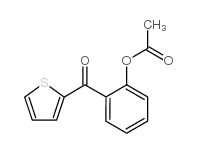 2-(2-ACETOXYBENZOYL) THIOPHENE Structure